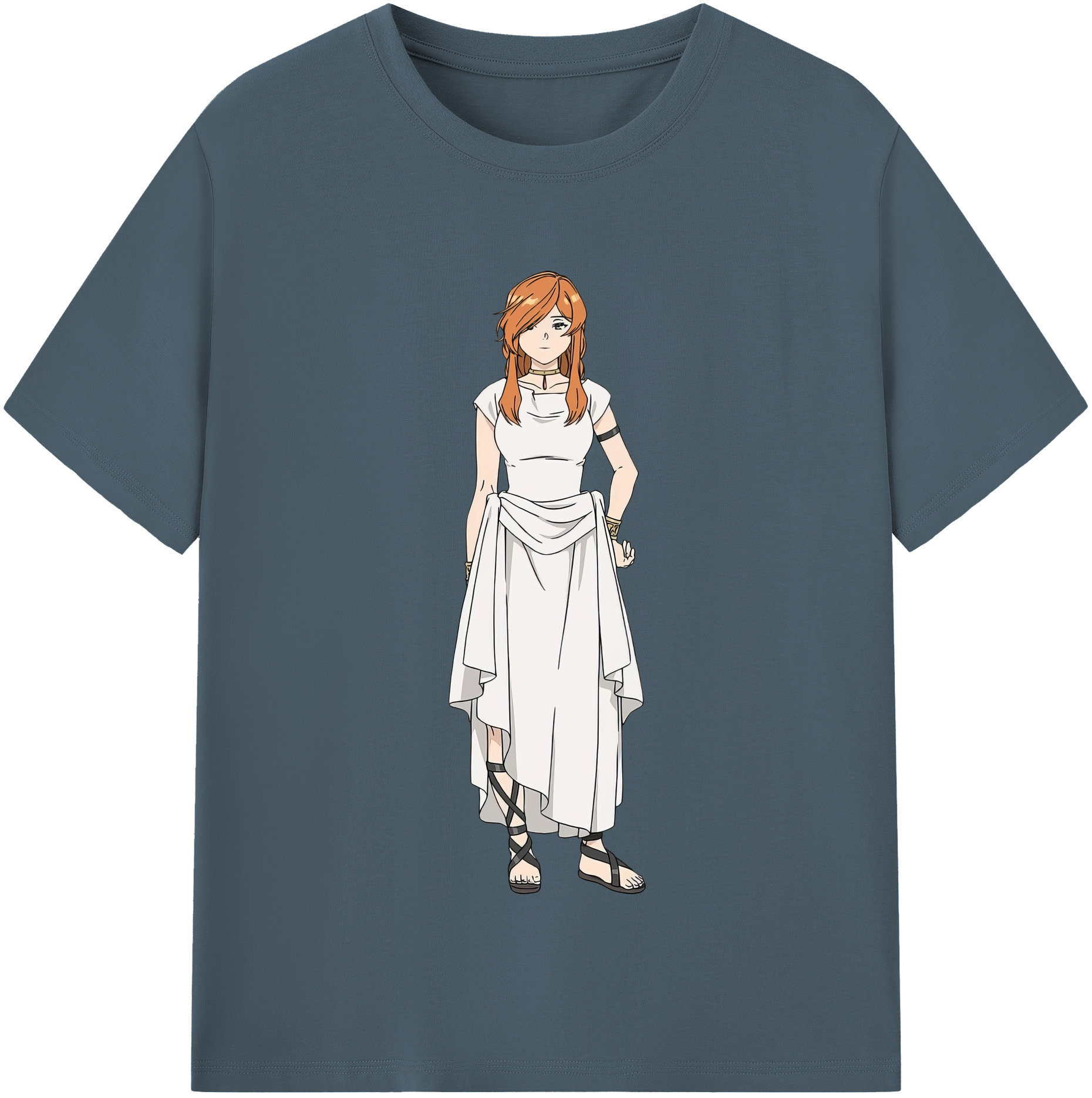 （画像用） 葬送のフリーレン Frieren 綿100％半袖Tシャツ（フロントプリント）